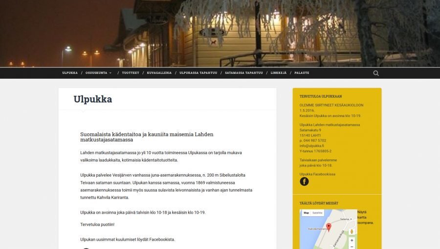 Sataman Käsityökauppa Ulpukka